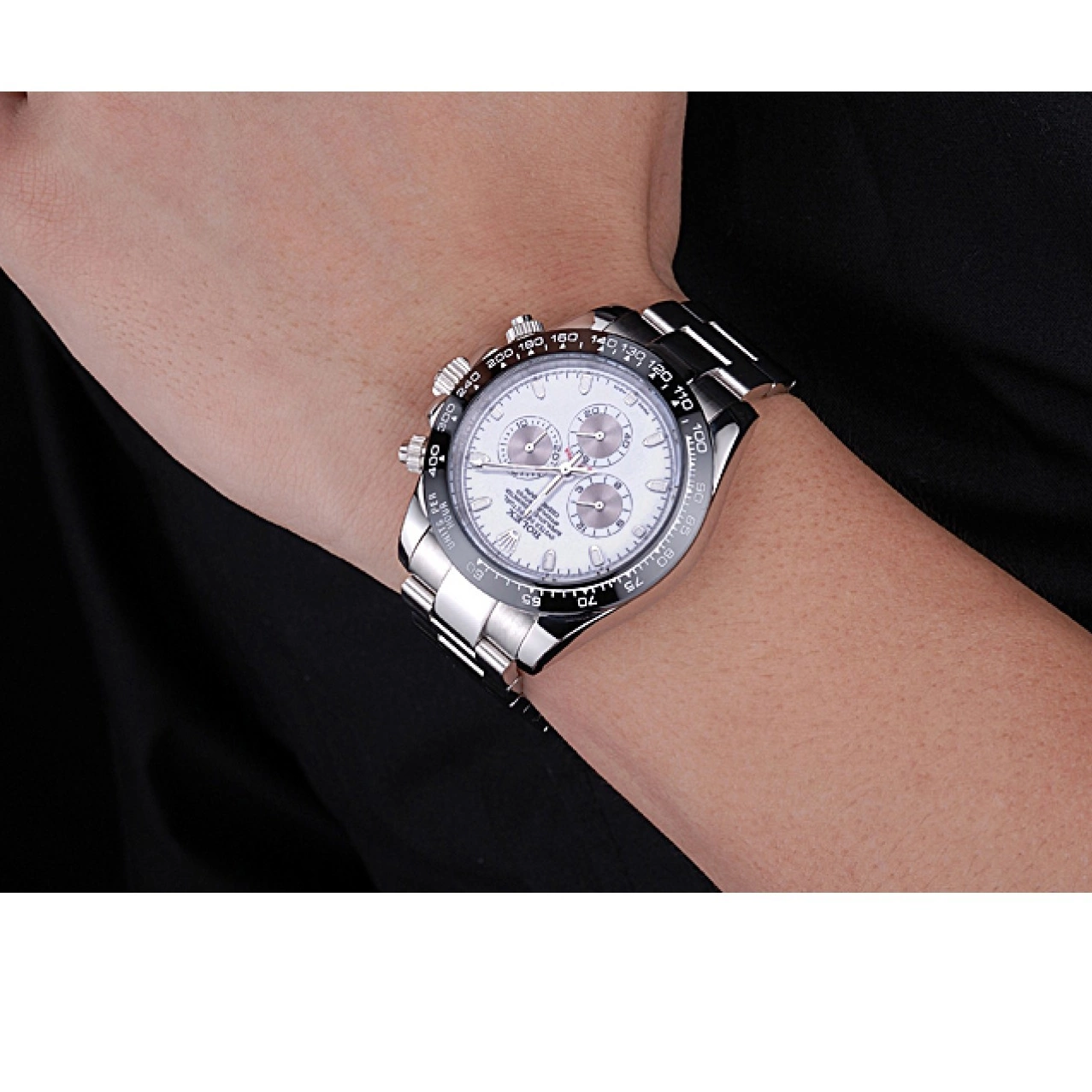 Aaa replica Bracelet 622542 Rolex Dial Stainless White Cosmograph Daytona Steel 0817